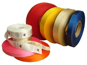Цветная сатиновая лента для печати этикеток